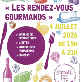 Rendez-vous gourmands Ray-Sur-Saône 4 juillet 2026
